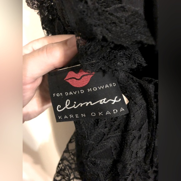 Vintage 80s Frilly Dress - Picture 4 of 6